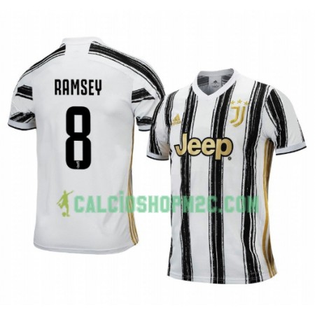 Juventus Aaron Ramsey 8 Maglia Prima 2020/2021 Manica Corta